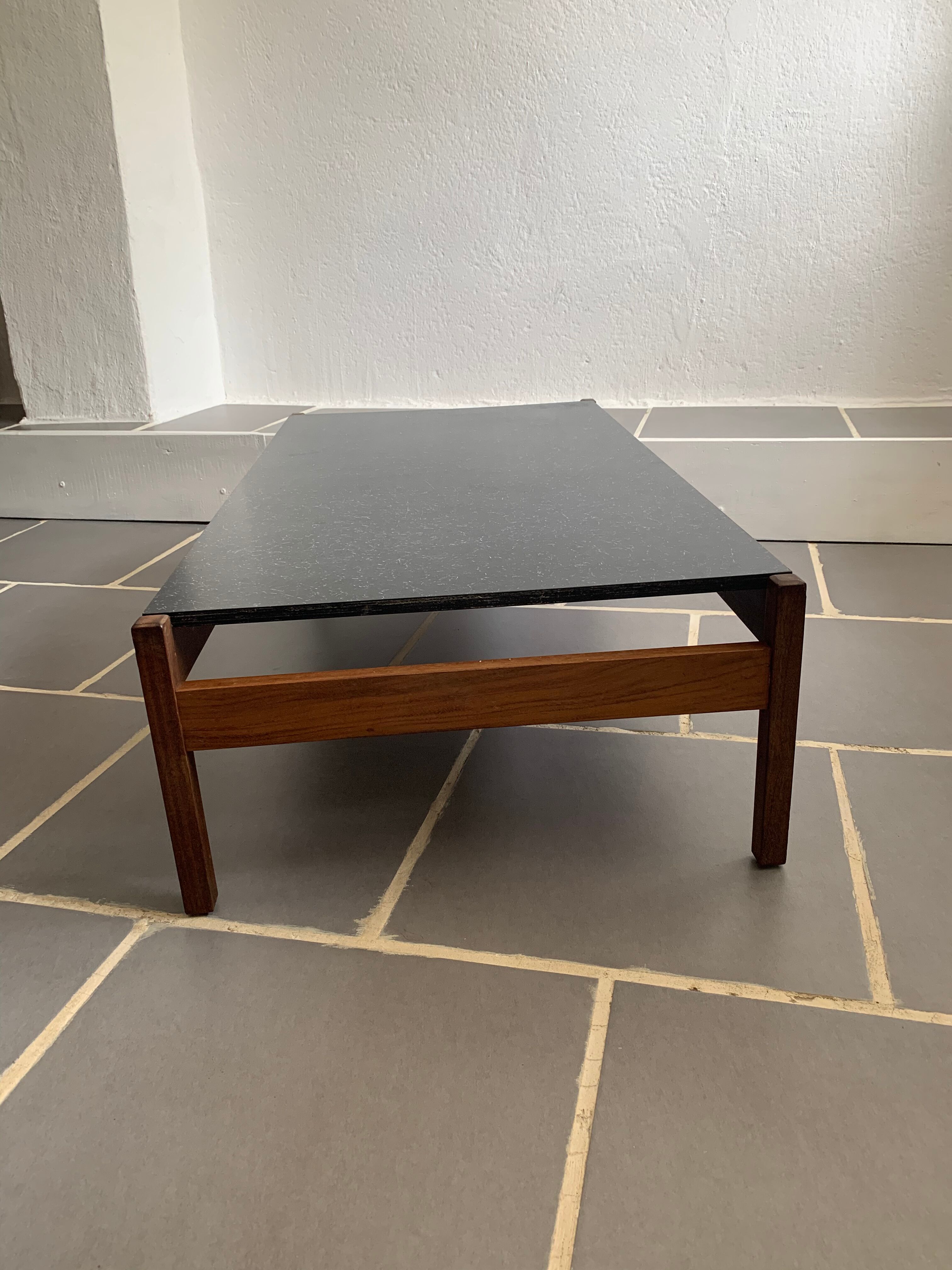 Vintage coffee table teak and formica