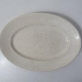 Ravier blanc en faience style creil et montereau