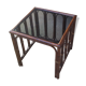Table basse en rotin