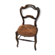 Mulched wooden chair