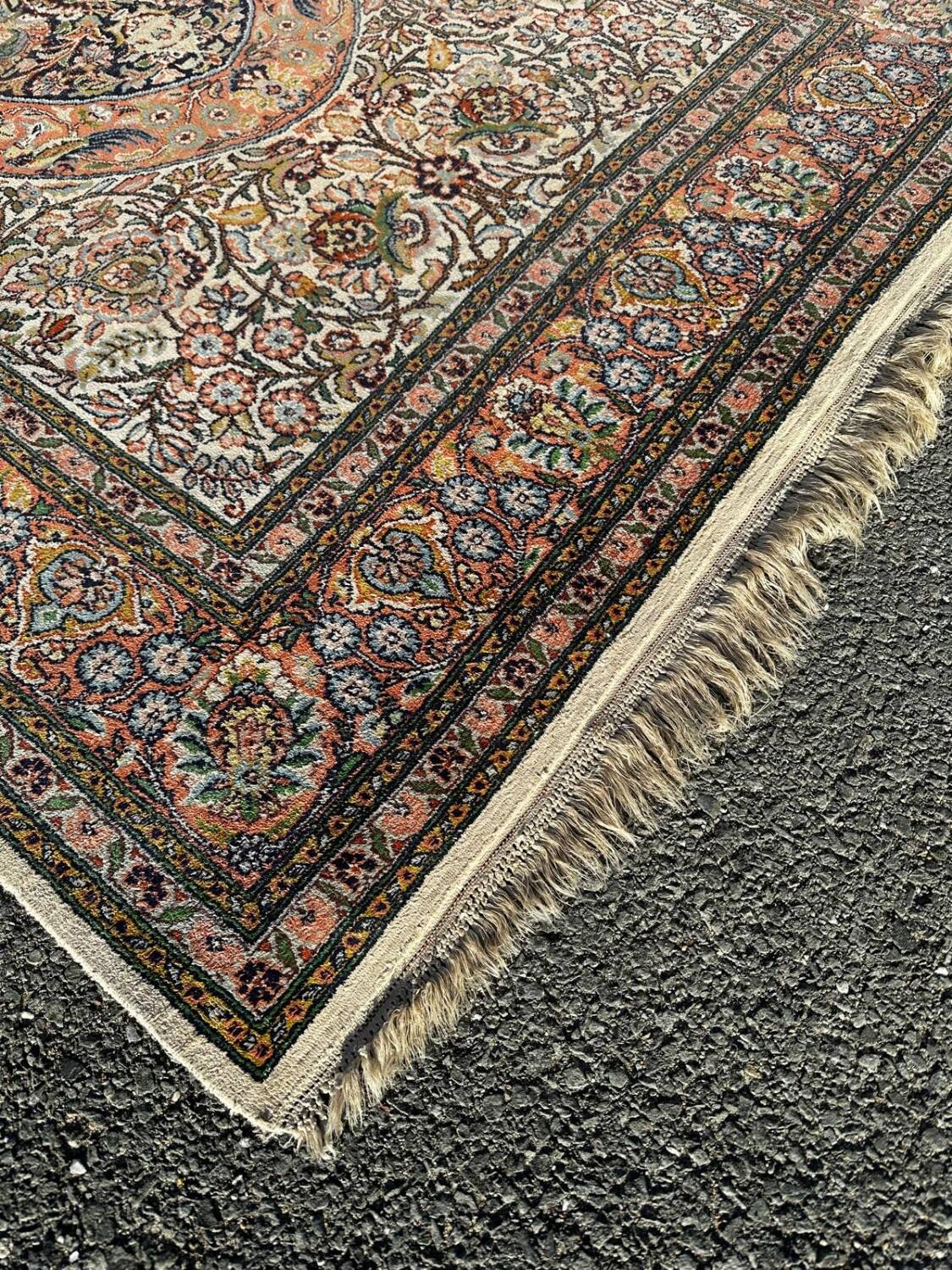 Persian silk rug