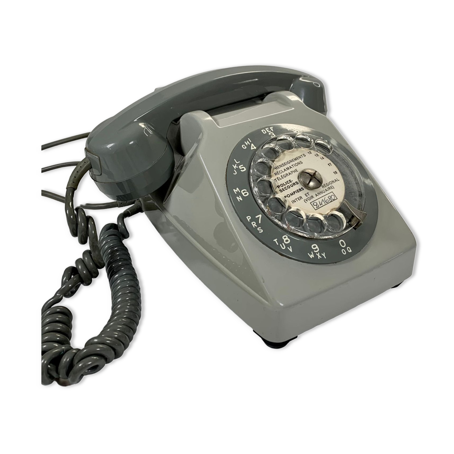 Téléphone de bureau vintage de marque Ericsson années 1960