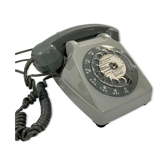 Téléphone de bureau vintage de marque Ericsson années 1960