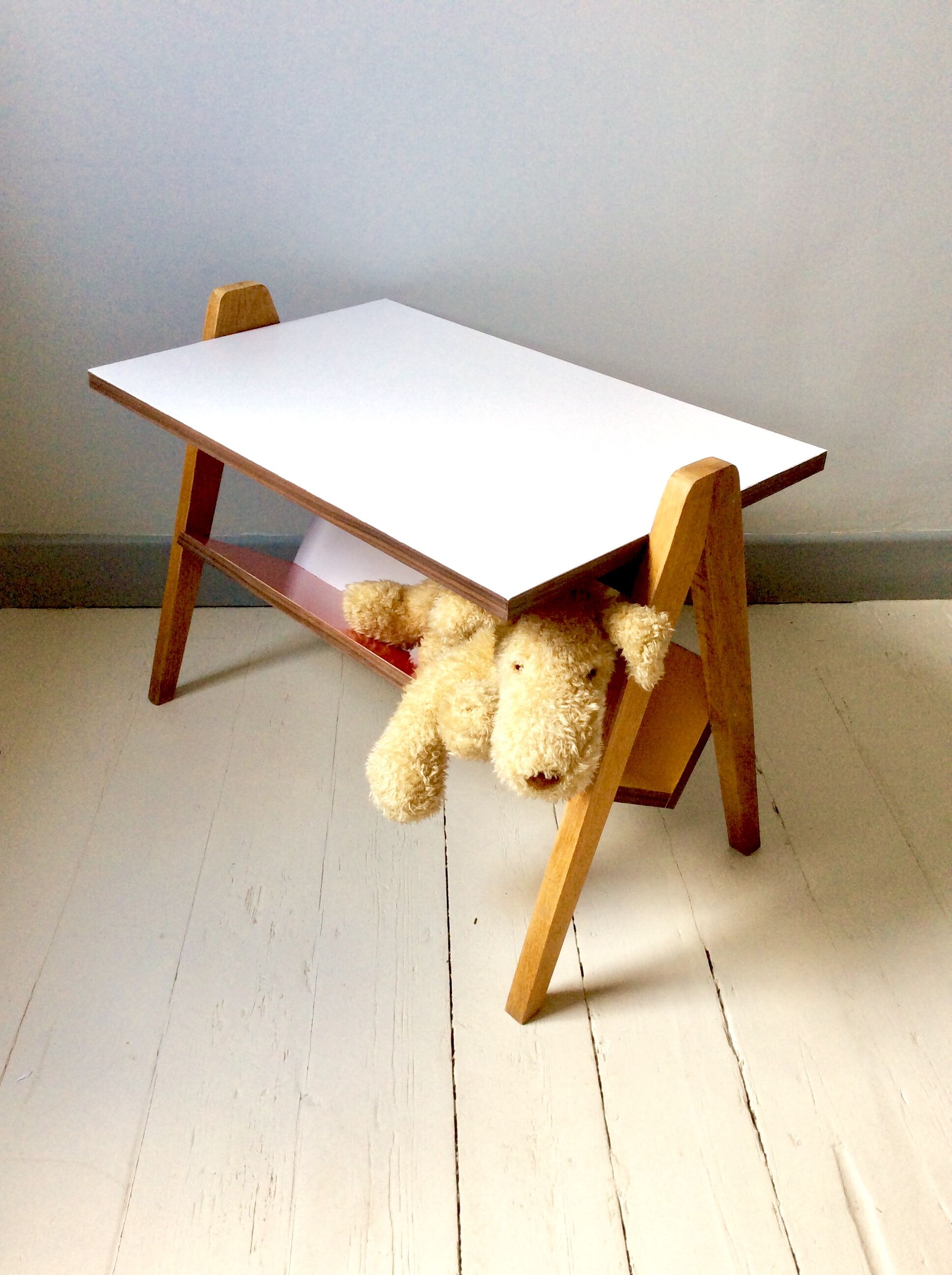 Coffee table legs vintage compass