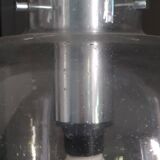 vintage 1970 Limburg bubble glass and chrome pendant light