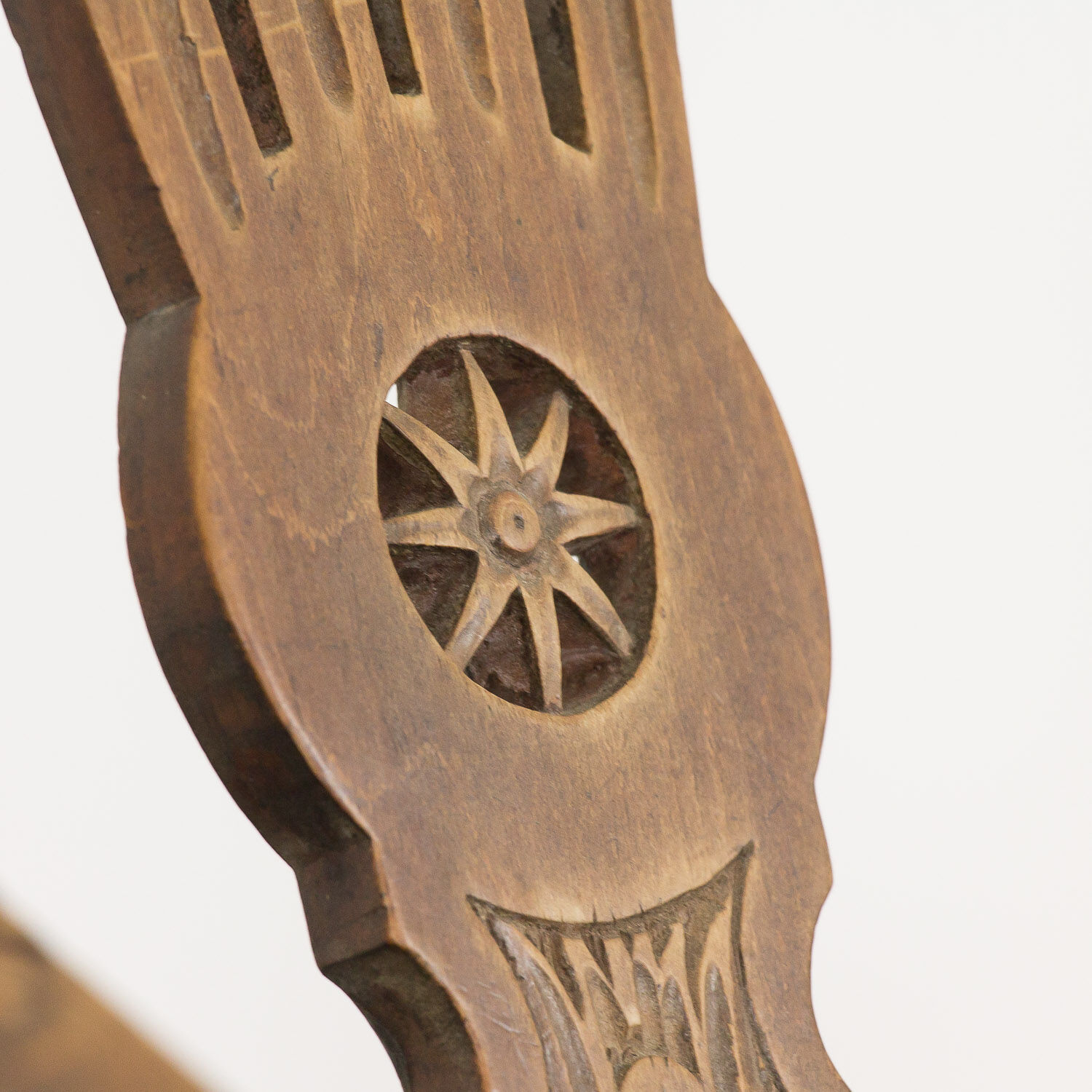 Antique oak armchair