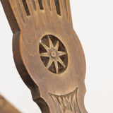 Antique oak armchair