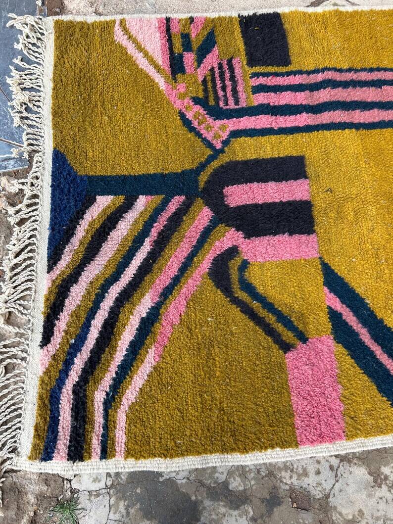 Moroccan rug, authentic Berber rug 150/250cm