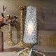 chic retro table lamp glass spindle diamond tip
