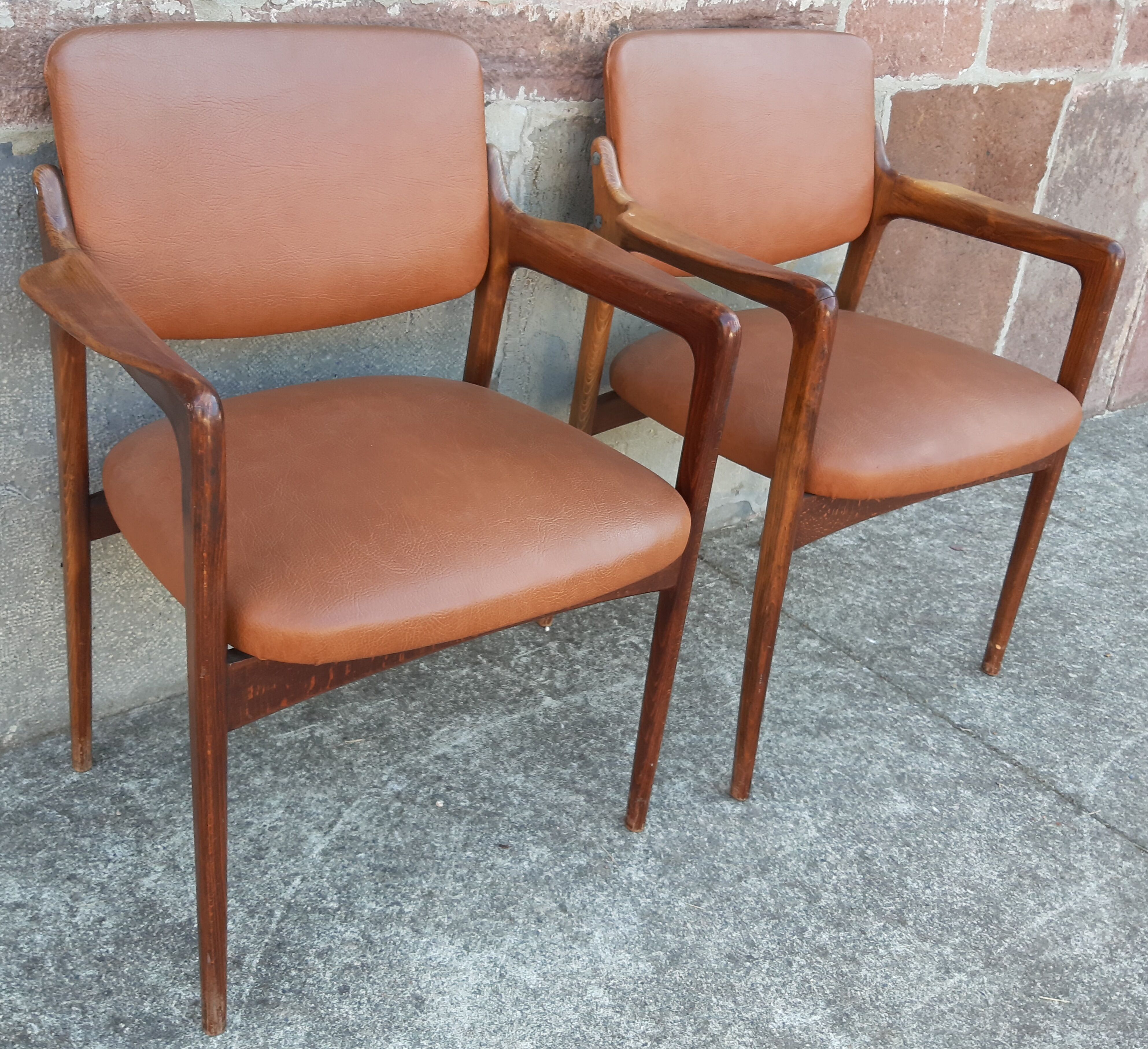 Pair of Scandinavian armchairs
