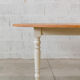 Oval marquetry table – solid wood