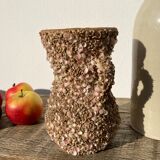 Vintage 70s shell vase