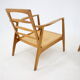 1960s Paire de fauteuils en hêtre par Drevotvar, Tchécoslovaquie
