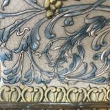 Antique Chinese enameled ceramic lamp