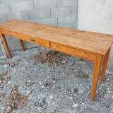 Wooden console table