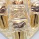 Large glass ice chandelier from Murano by Kalmar, Austria, 1960s.