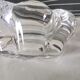 Salt and pepper shaker signed Daum design 70s in their original box
