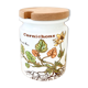 Ceramic pot vintage herbarium decoration
