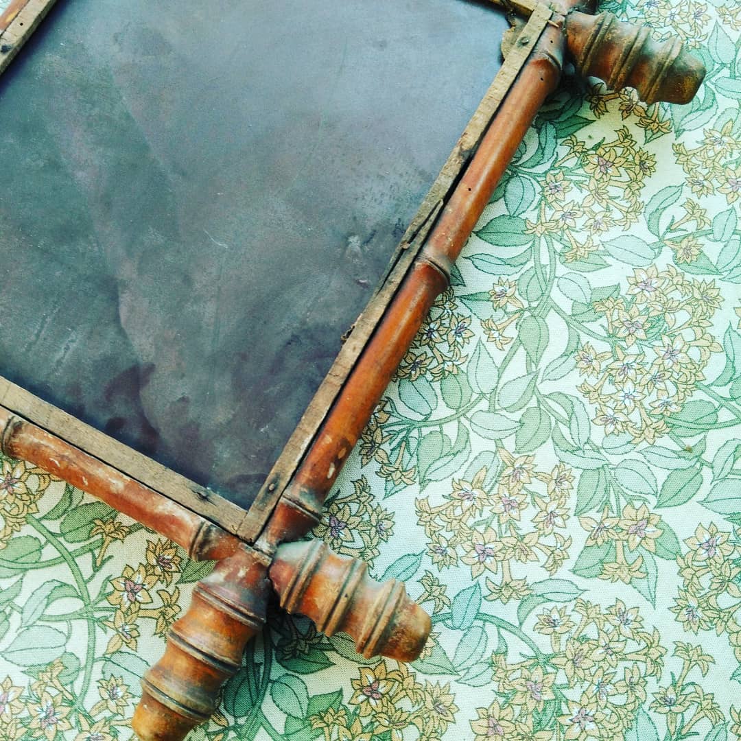 Bamboo mirror - 42x36cm