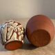 Duo de vases vintage en terre cuite