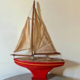 Tirot 400 French-made pond sailboat, vintage toy
