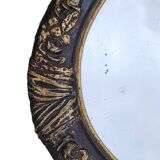 Bevelled Glass Art Deco Oval Mirror