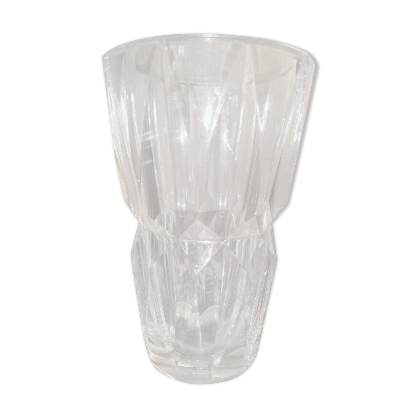 St Louis-cut crystal vase