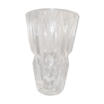 St Louis-cut crystal vase