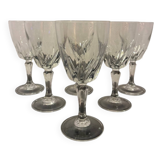 6 wine glasses