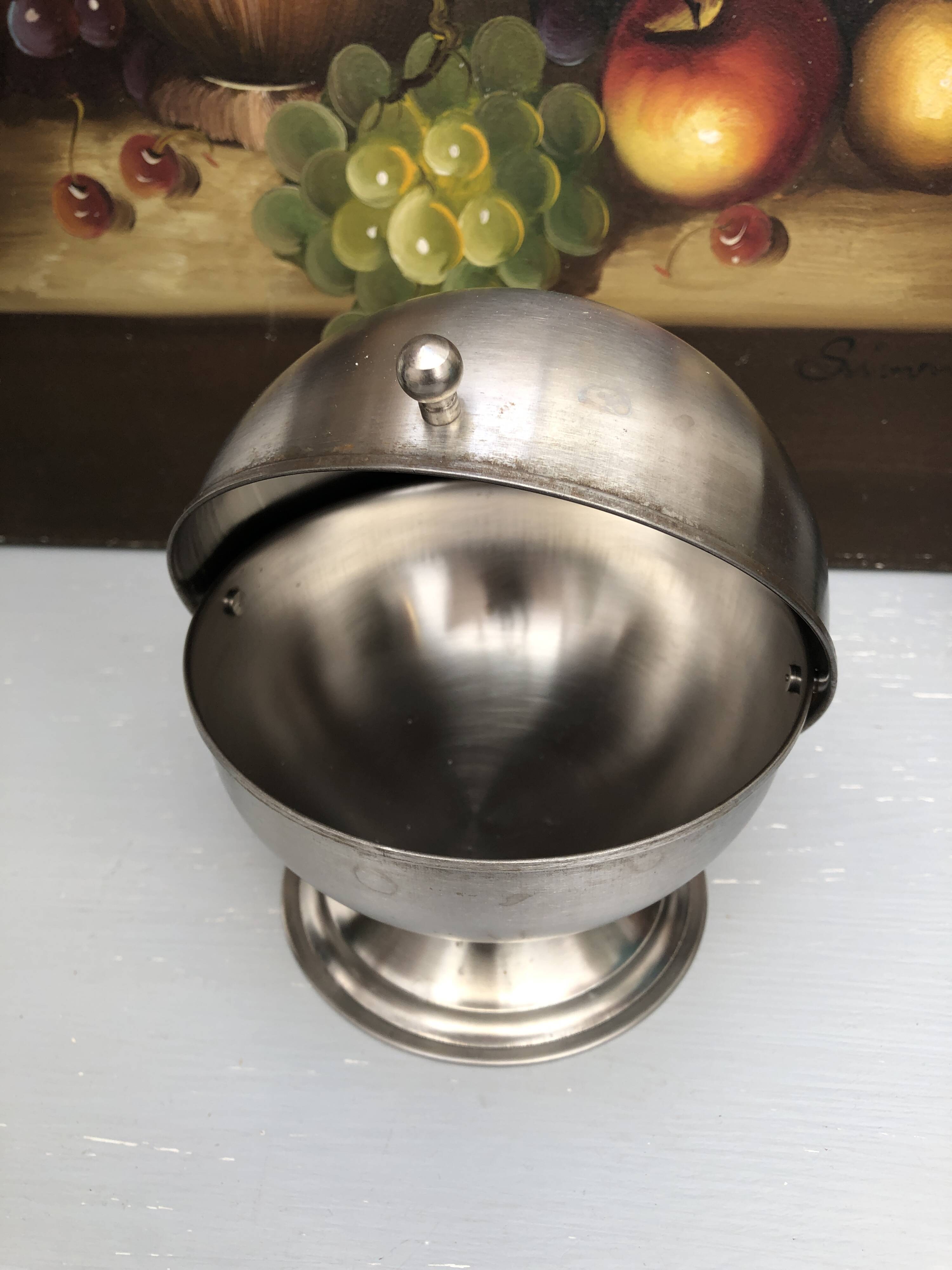 Old bistro counter sugar bowl