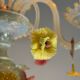 Venetian chandelier in multi-colored Murano glass, 11 light arms on two levels circa 1880