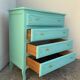 Commode vintage vert menthe 1950