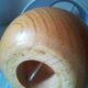 Lampe boule en bois