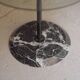 Modernist coffee table in marble and glass, Italy, 1980s