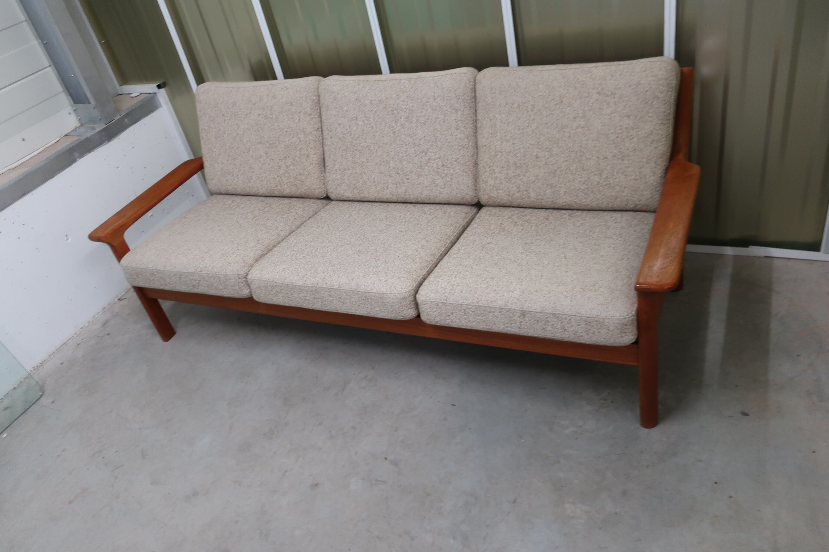 Scandinavian teak sofa from the 60s