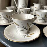 Bavaria porcelain coffee service with wheat decor