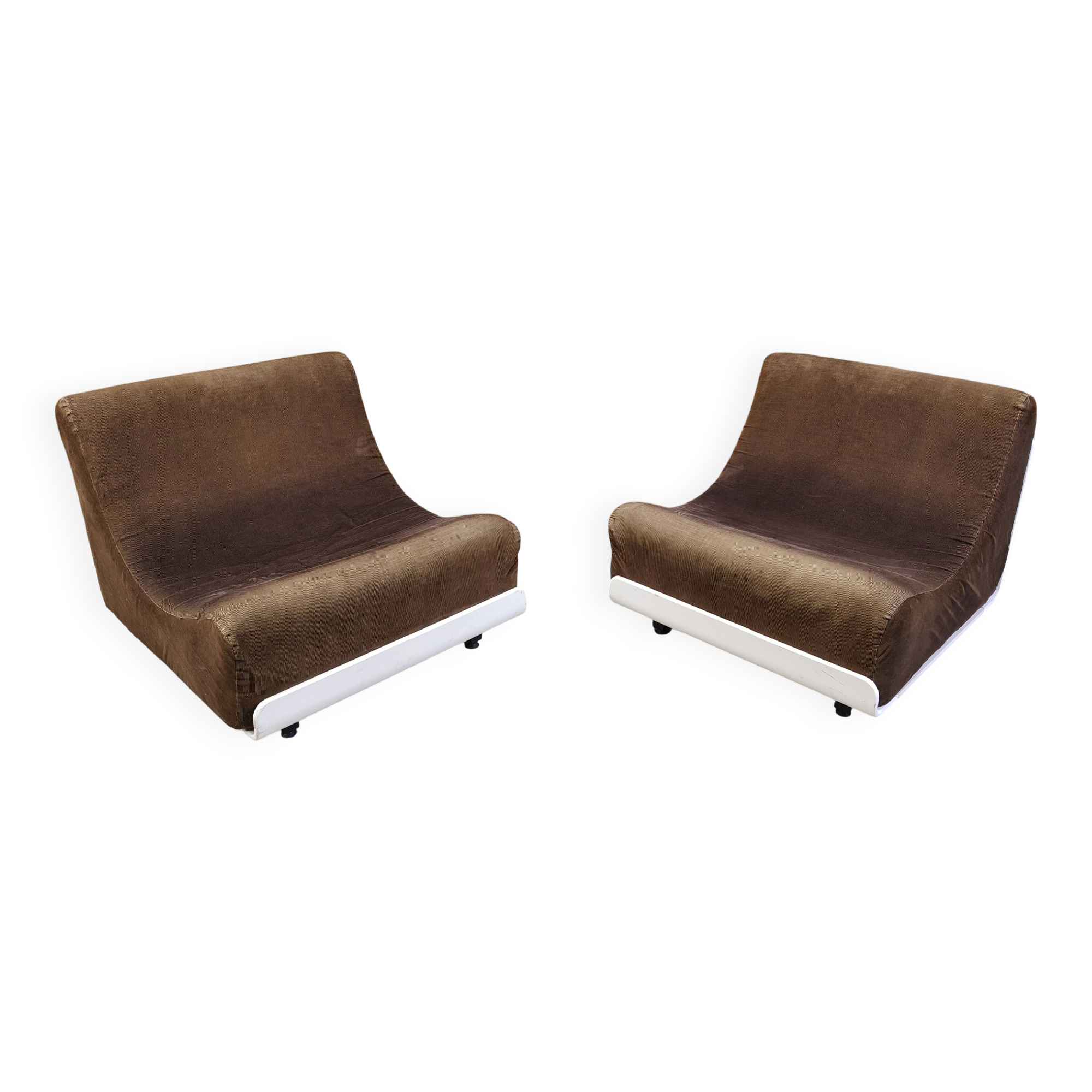 Space age Orbis lounge chairs by Luigi Colani for Cor, 1960s