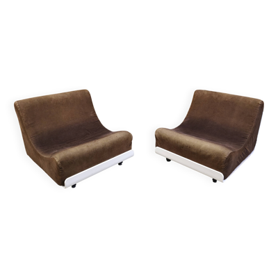 Chaises lounge Orbis de l'âge spatial par Luigi Colani pour Cor, années 1960.