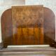 Art deco bed dating from the 30s in Ronce de Noyer