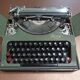 M.j. rooy portable typewriter - made in france 50s