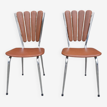 2 chaises "Pétale" de Soudévinyl