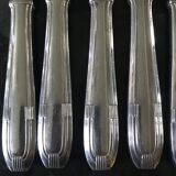 Pop-up Christmas 2022 Set of 6 cutlery in silver metal mid-XXth