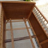 Art Deco baby with its wooden compass feet