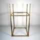 gilded brass side table