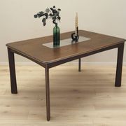 Oak table, Danish design, 1970s, manufacturer: Uldum