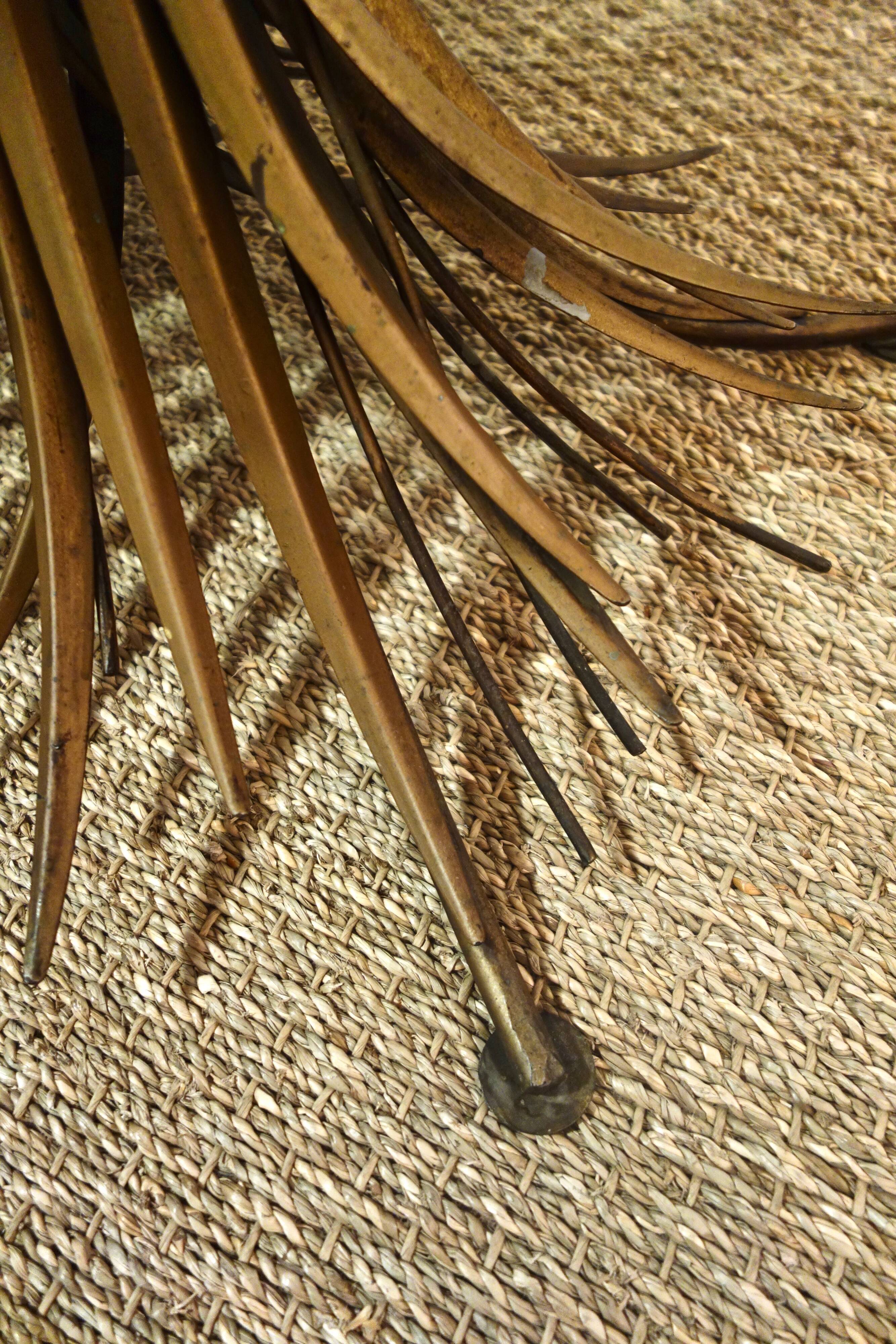 Chanel coco "wheat gerbe" coffee table from the 1950s