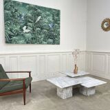 Vintage marble coffee tables