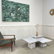 Vintage marble coffee tables