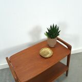 Table d’appoint en teck danois, table vintage