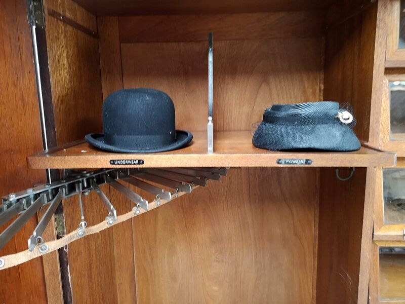 Compactom mahogany cabinet